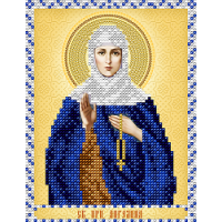 Икона для вышивки бисером "Святая Преподобная Ангелина" (Схема или набор)